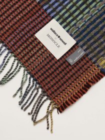 Basket weave throw - persian blue