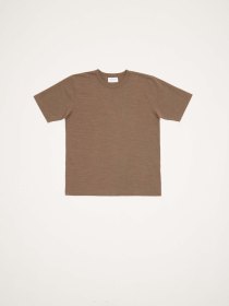 Slub-yarn T-shirt - taupe