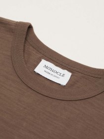 Slub-yarn T-shirt - taupe