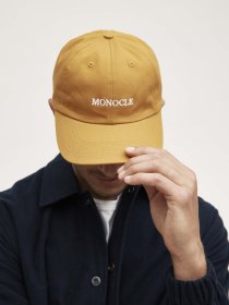 Cotton twill cap - golden brown