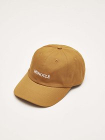 Cotton twill cap - golden brown