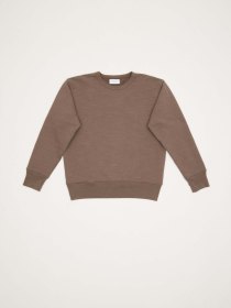 Loopwheel crewneck - taupe