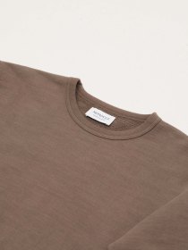 Loopwheel crewneck - taupe