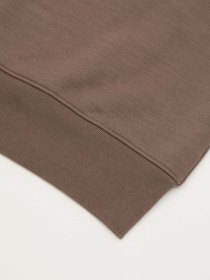 Loopwheel crewneck - taupe
