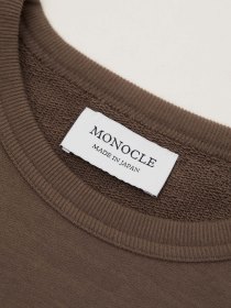Loopwheel crewneck - taupe