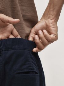 Moleskin trousers - navy