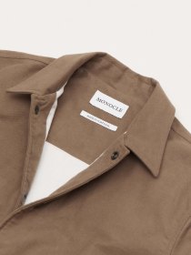 Moleskin coach jacket - tan
