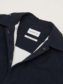 Moleskin coach jacket - navy