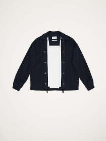 Moleskin coach jacket - navy