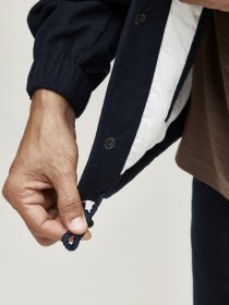 Moleskin coach jacket - navy