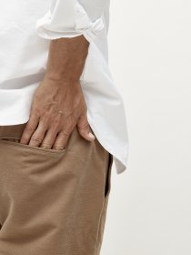 Moleskin trousers - tan