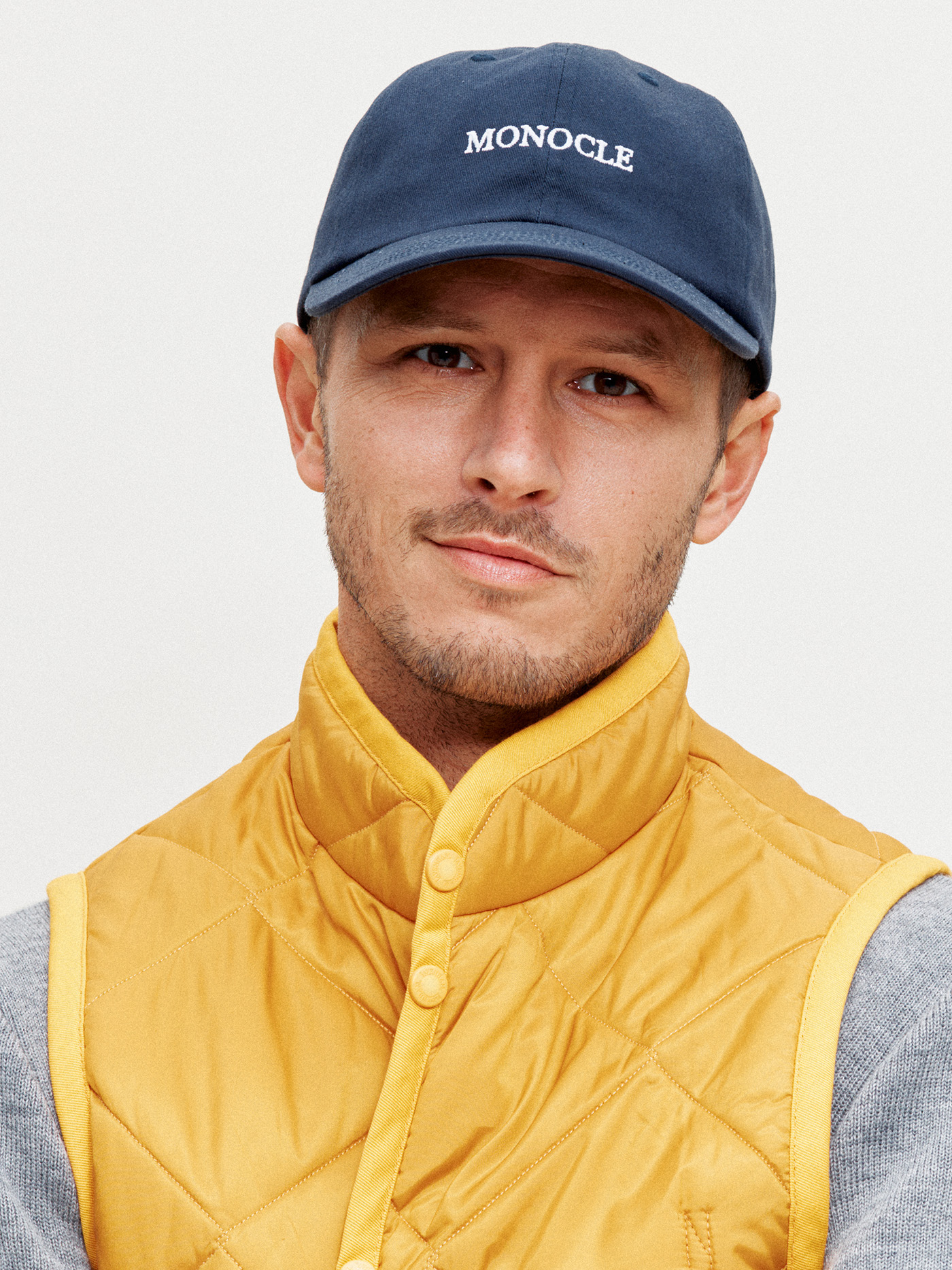 Cotton twill cap - navy