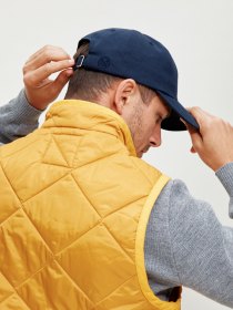 Cotton twill cap - navy