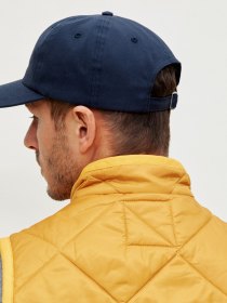 Cotton twill cap - navy