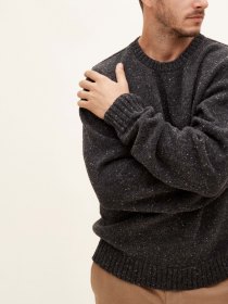 Spanish merino crewneck - anthracite