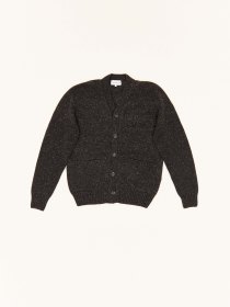 Spanish merino cardigan - anthracite