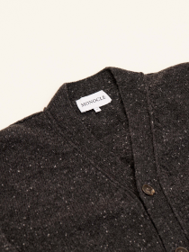 Spanish merino cardigan - anthracite
