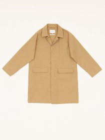 Bonded cotton mac - khaki
