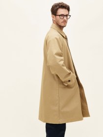 Bonded cotton mac - khaki
