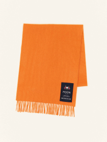 Wool cashmere scarf - orange