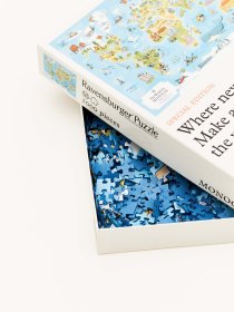 World map puzzle