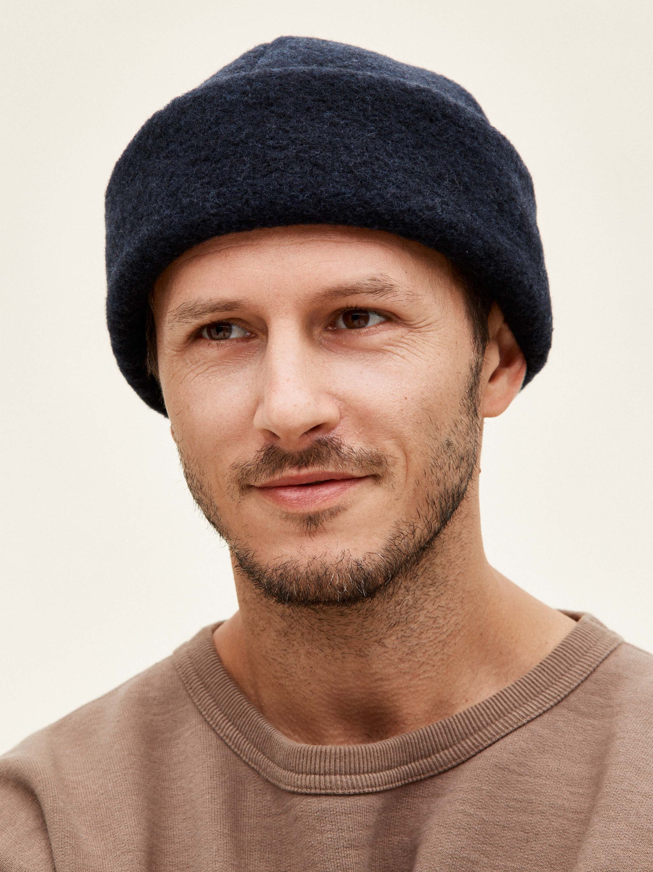 Wool watch cap - navy