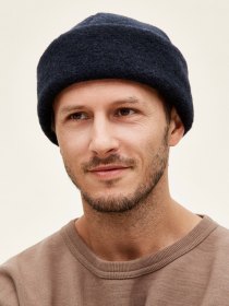 Wool watch cap - navy