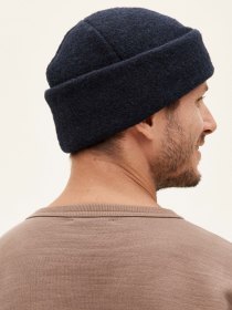 Wool watch cap - navy