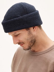 Wool watch cap - navy