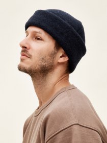 Wool watch cap - navy