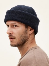Wool watch cap - navy