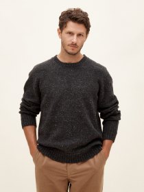 Spanish merino crewneck - anthracite