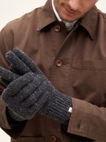 Spanish merino gloves - anthracite