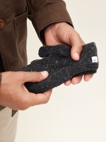 Spanish merino gloves - anthracite