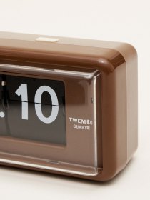AL30 alarm flip clock - brown