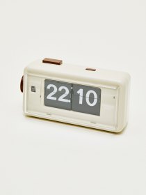 AL30 alarm flip clock - beige