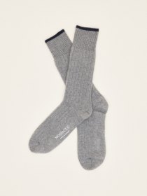 Wool-cashmere socks - grey