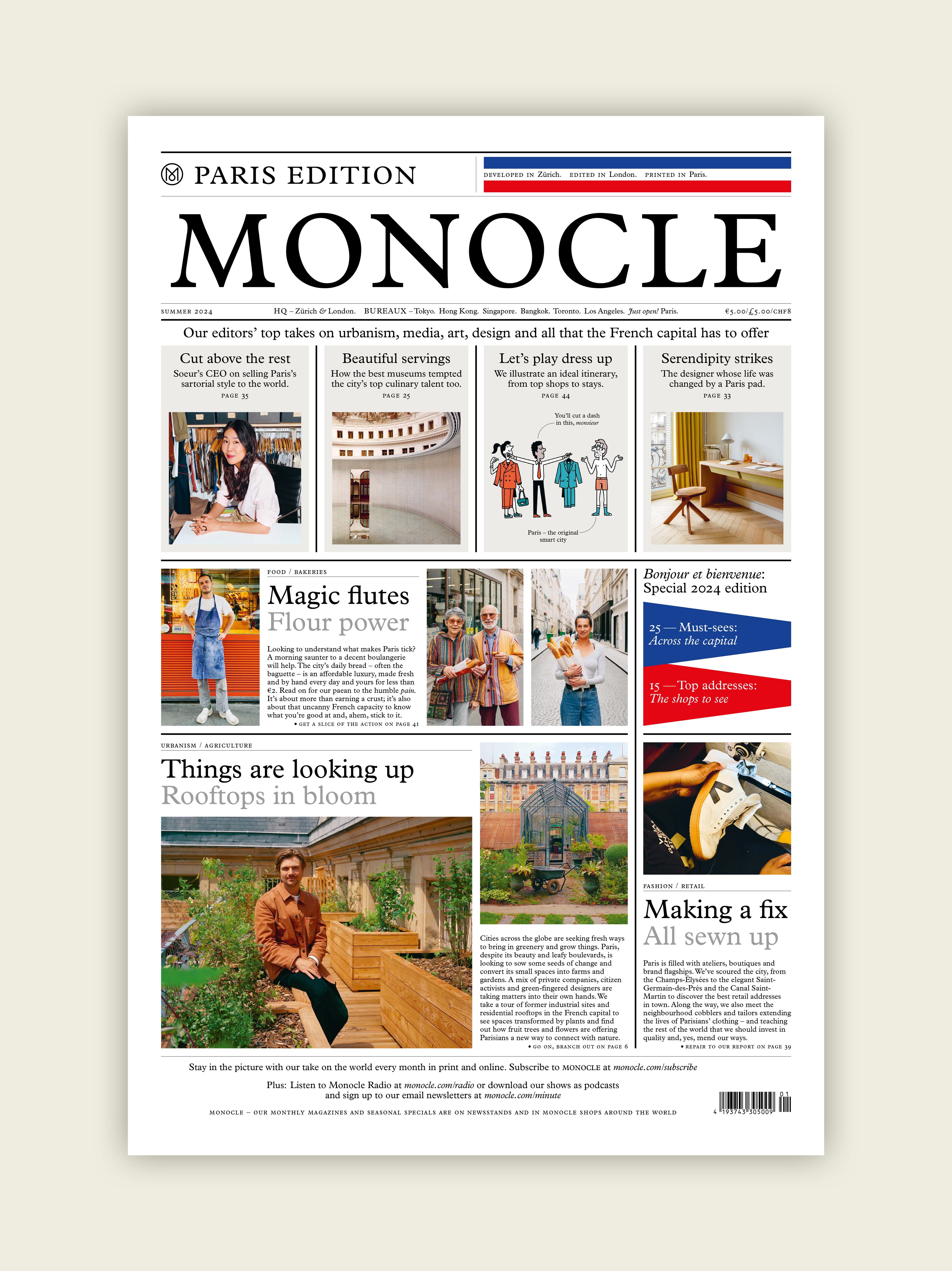 Monocle Paris Newspaper 2024