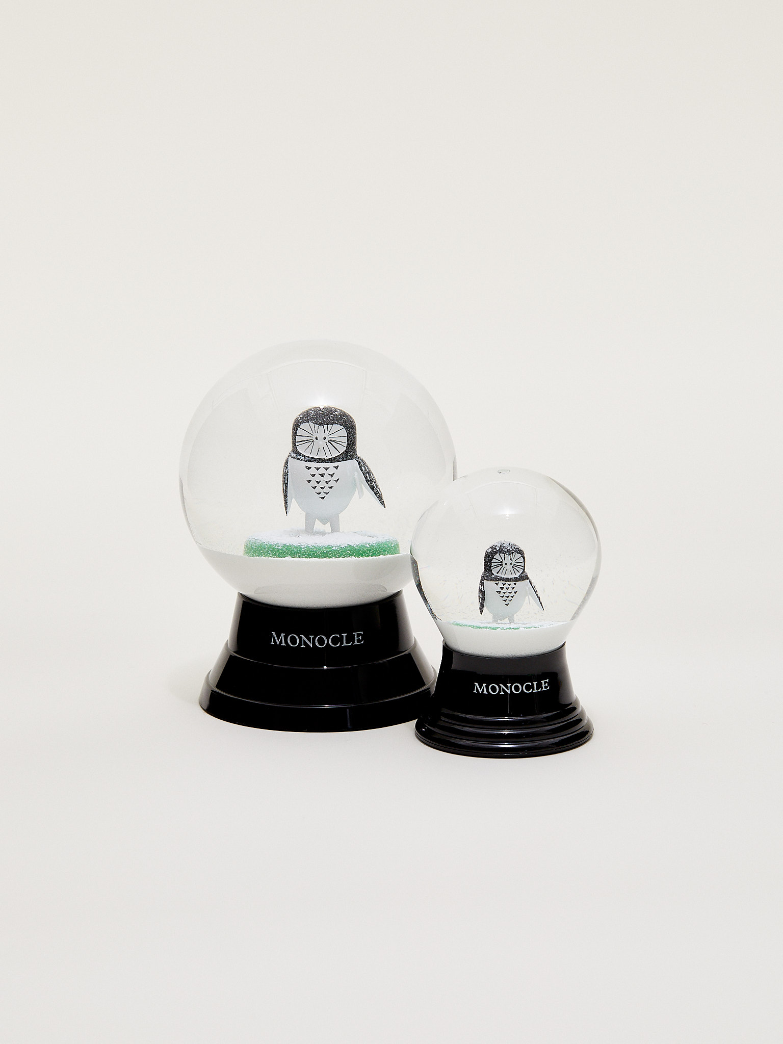 Original Viennese Monochan large snowglobe