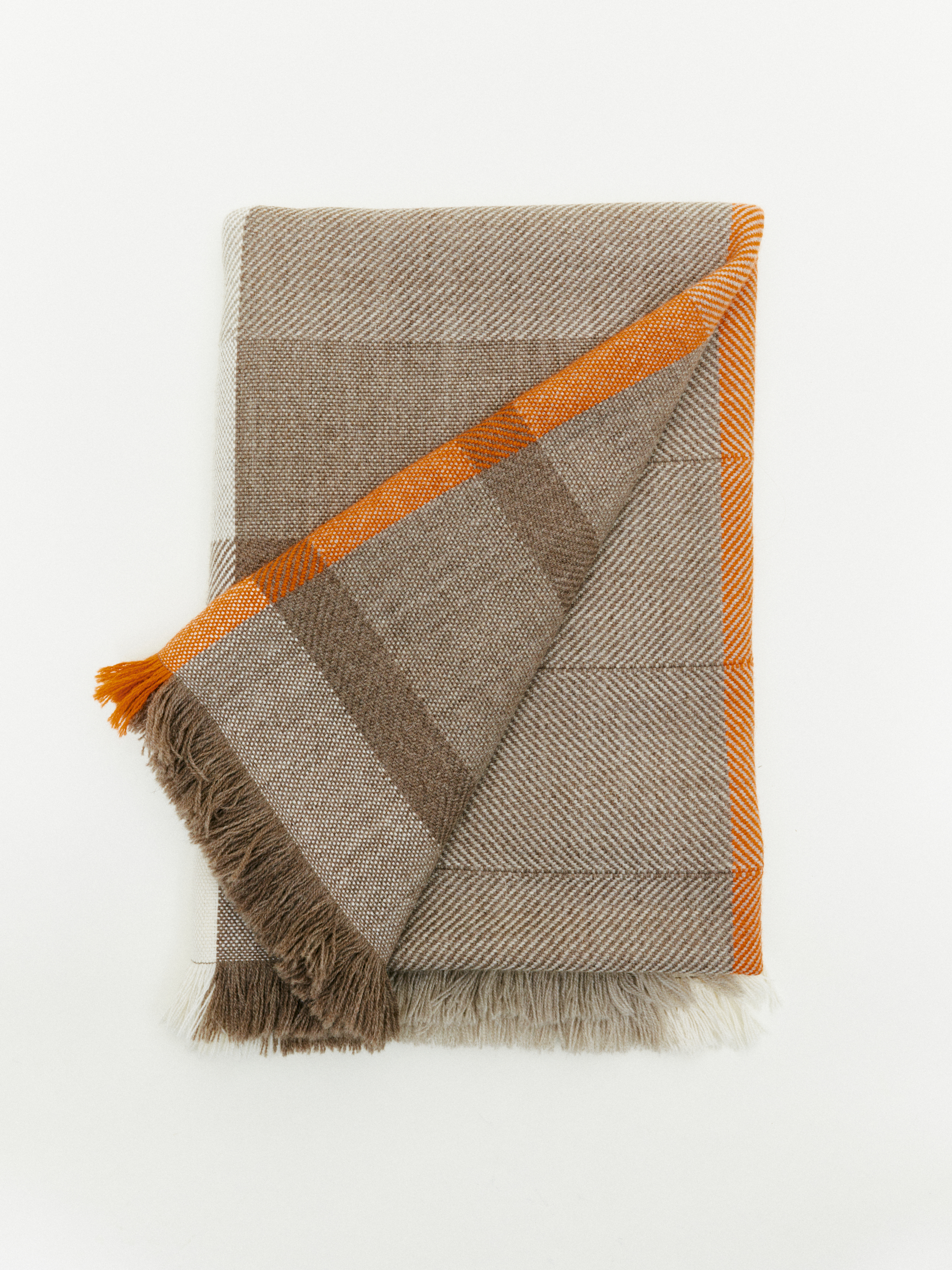 Wool and alpaca blanket