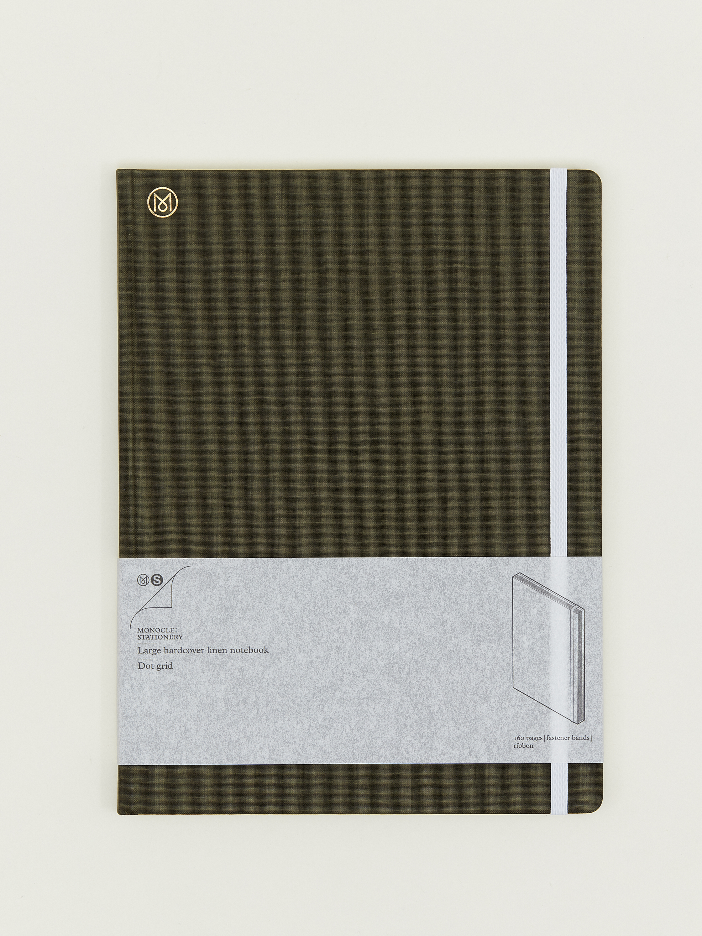 Monocle Large hardcover linen notebook 