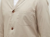Deconstructed cotton blazer