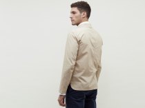 Deconstructed cotton blazer