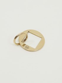 Monocle brass keyrings