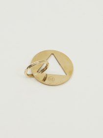 Monocle brass keyrings