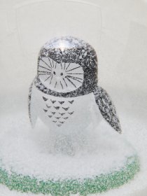 Original Viennese Monochan large snowglobe