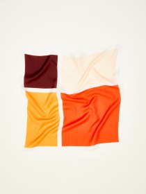 Cotton-silk blend scarf - Small