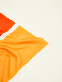 Cotton-silk blend scarf - Small