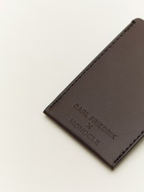 Leather luggage tag