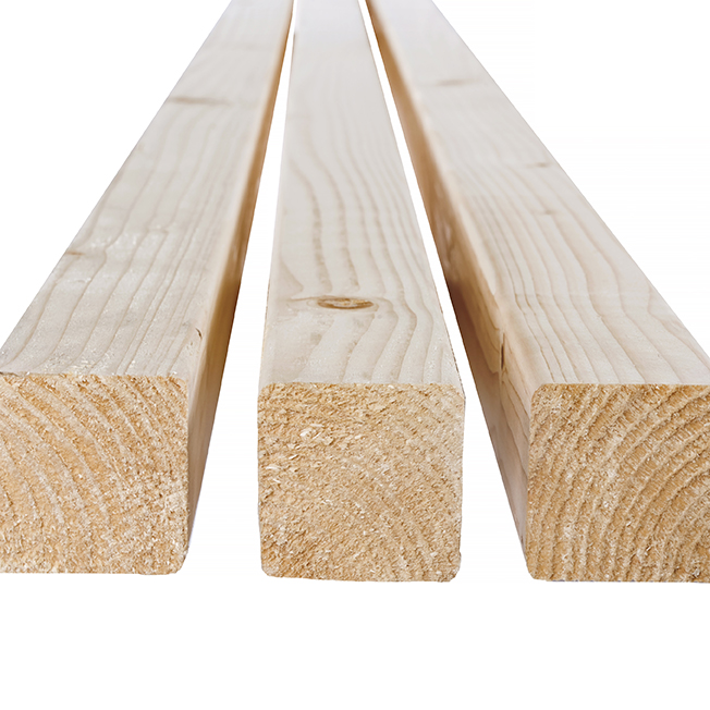 Vurenhout geschaafd  38x120x6000mm FSC Mix 70%